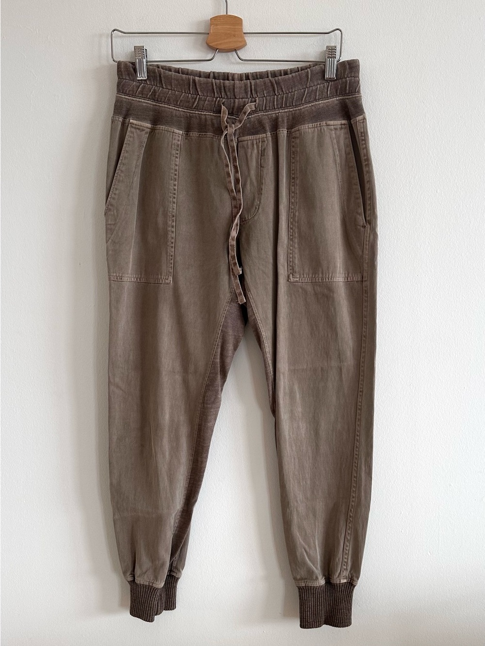 James Perse Estilo Mixed Media Cotton Lyocell jogger Pants Medium